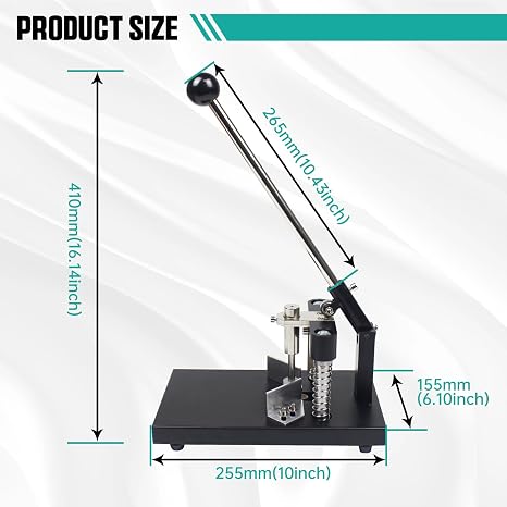 CNCTOPBAOS Corner Rounder Cutter Machine,R6mm R10mm Metal Dies Manual Corner Rounder Punch,30mm Thickness Heavy Duty Paper Card Arc Cutting Fillet for ABS Plastic,Aluminum Sheet,Office,Business,PVC
