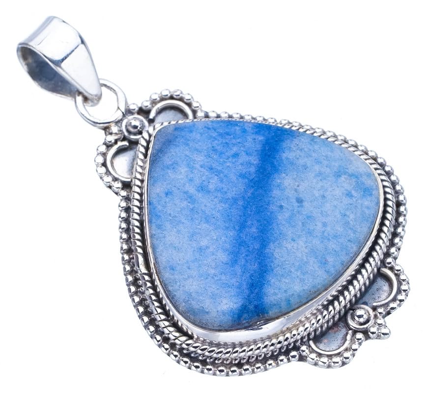 Pendentif opale Owyhee naturelle argent 925 fait main 4.45cm F4151
