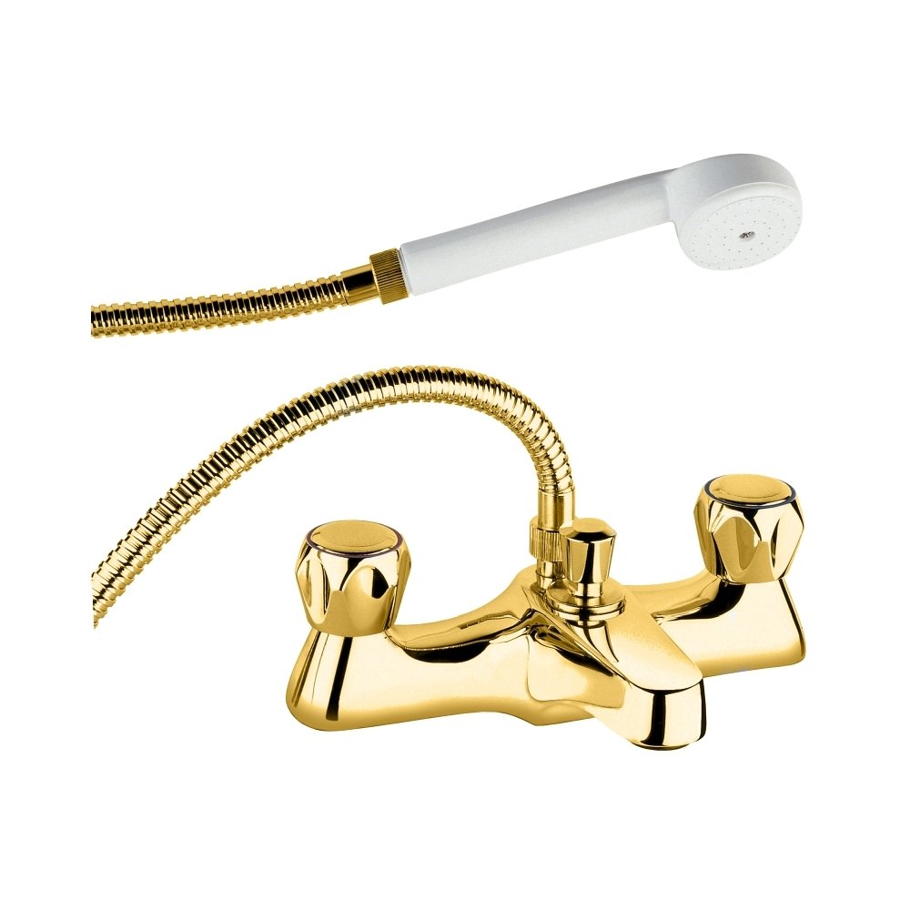 Deva DCM106/501 Profile Bath Shower Mixer Tap, Gold : Amazon.in: Home Improvement