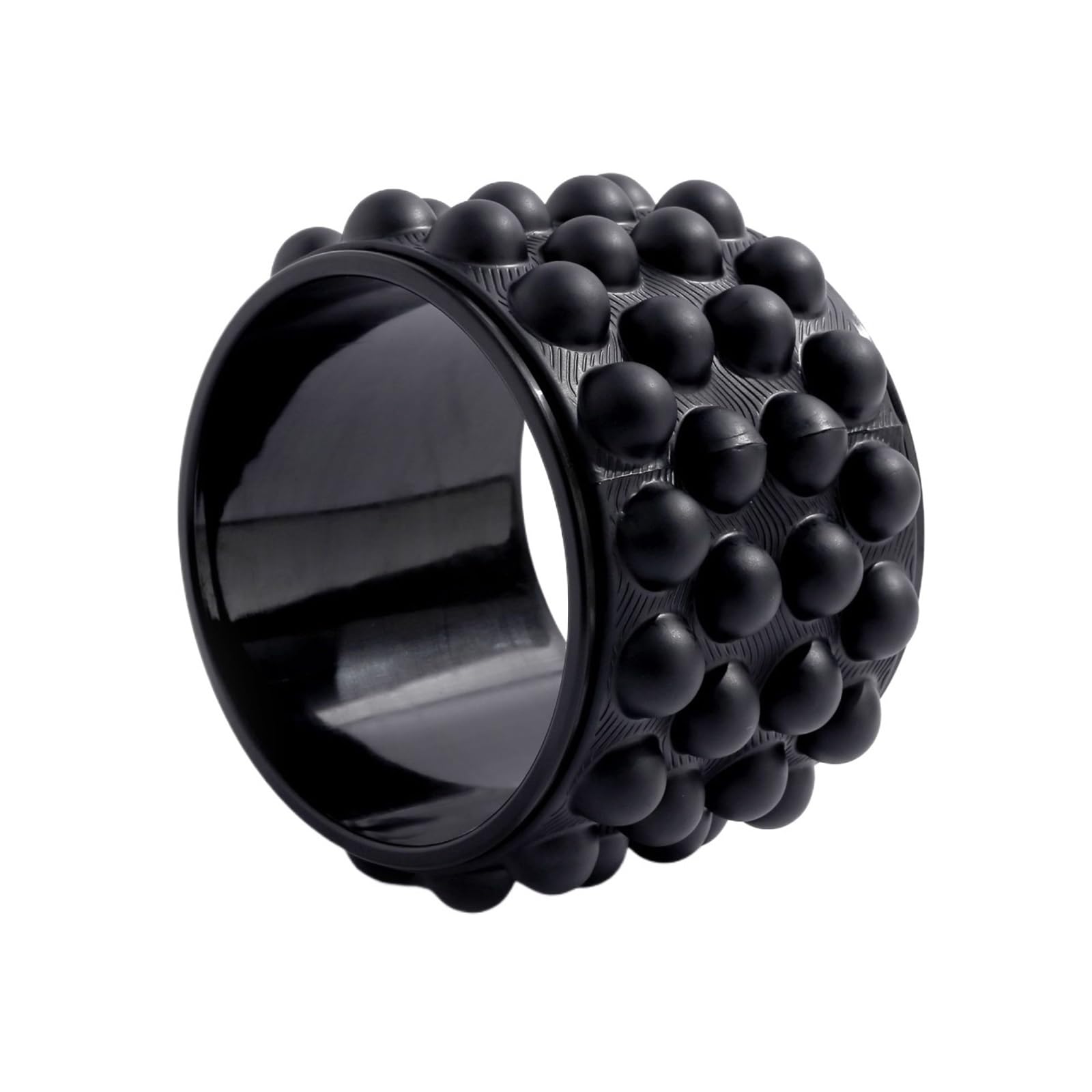 Ruota Circolare per Yoga 1 Ruota for Yoga Fitness con Punti massaggianti, Rullo Circolare for Stretching Schiena, Pilates, Addome, Attrezzatura for Esercizi