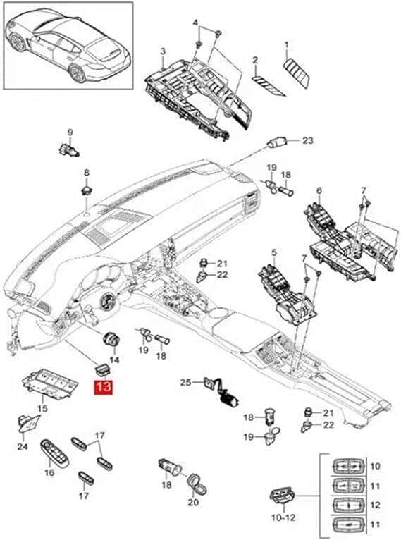 パーキング ブレーキ スイッチ ボタン Compatible With Porsche For Panamera 970 2010-2016 電子ハンドブレーキスイッチ パーキングハンドブレーキ 自動車部品交換 OEM:970613251026W0Beige