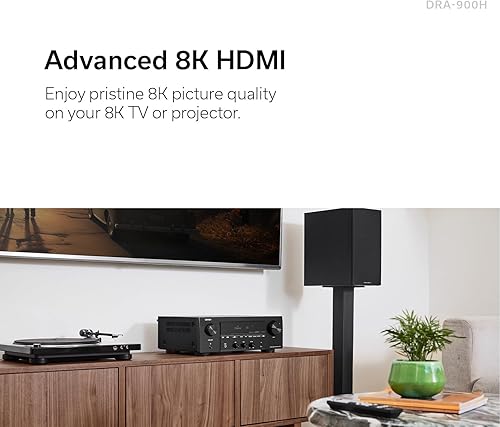 Miniatura 4 de Denon Receptor DRA-900H - Receptor de red estéreo de 2 canales - Amplificación de alta fidelidad de 100 WCh, HEOS integrado, procesamiento HDCP 2.3