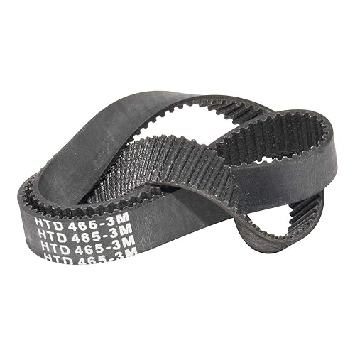 Miniatura 4 de BEMONOC 2 unids HTD 3M correa dentada 18.307 in longitud 155 dientes 0.591 in ancho industrial goma correa dentada para impresora 3D accesorios