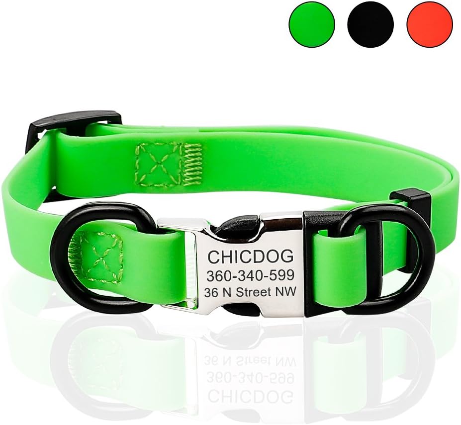 Personalized Dog Collar ID Tags for Dogs Engraved Name
