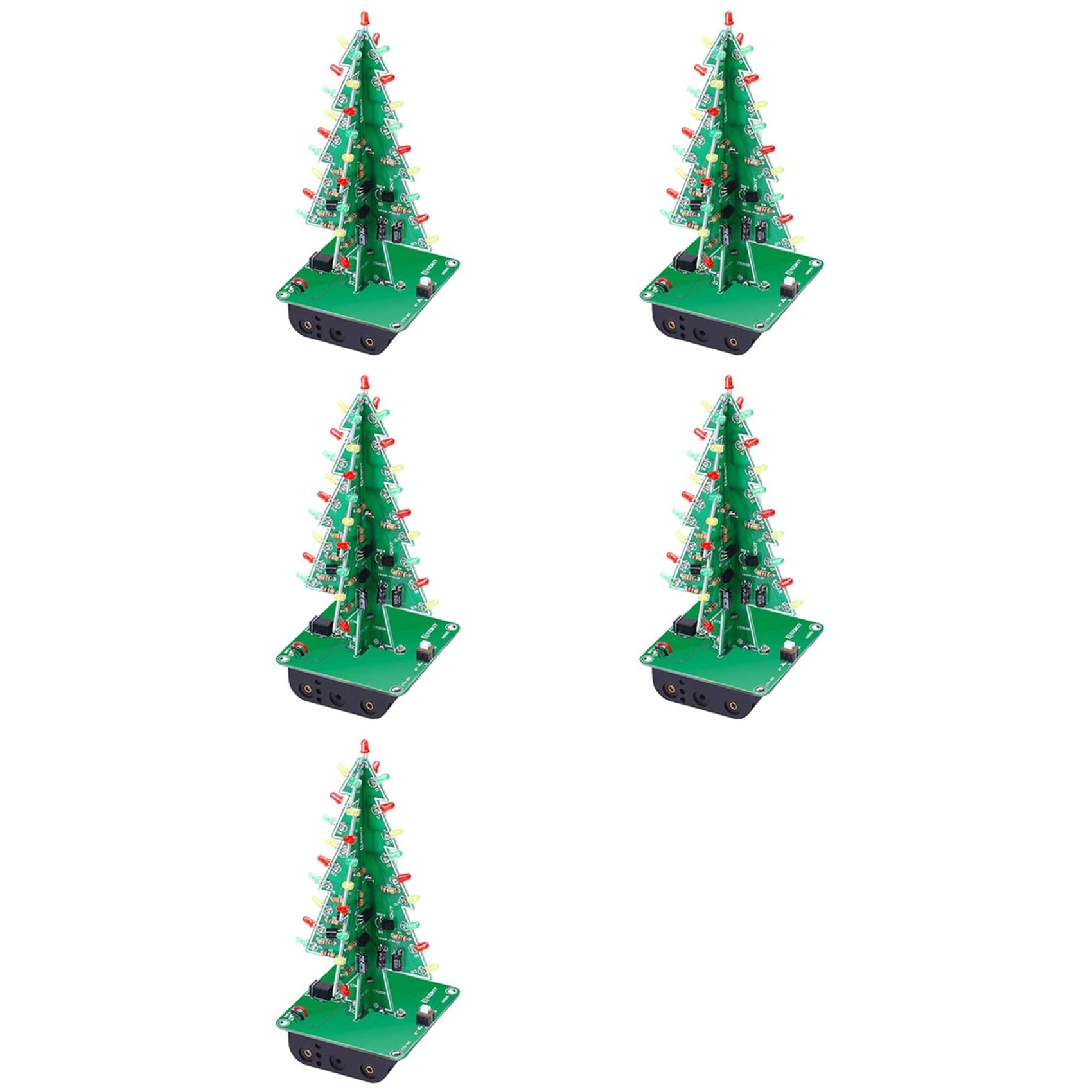 Luces LED para Árbol de Navidad DIY BUAGOUWZ para Decorar el Hogar con Proyectos Electrónicos en Familia