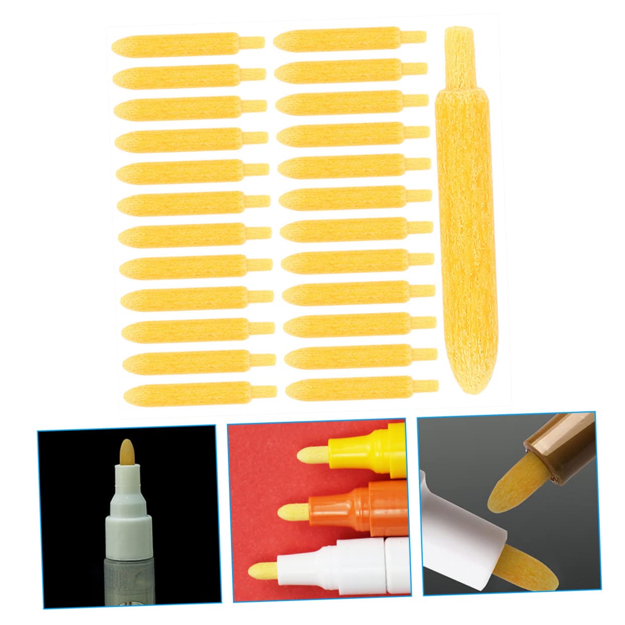 300stücke Ersatzspitzen Für Öl Und Acrylmalstifte Kompatibel Mit Verschiedenen Malmarkern Einfach Zu Wechseln Für Reibungsloses Malerlebnis