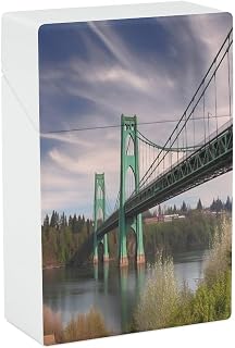Airtight Cigarette Dry Box,St Johns Bridge Printed Waterproof Cigarette Case,Protects Cigarettes from Water, Great for Outdoor Adventures