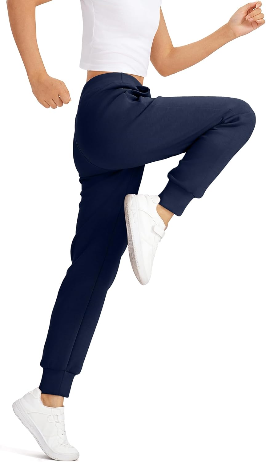 HASMES Girls Sweatpants Kids Joggers Sweat Pants High Waisted Casual Pants with Drawstring 7-14Y - Image 4