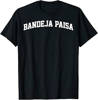 Bandeja Paisa Vintage Sports College Gym Arch Funny T-Shirt