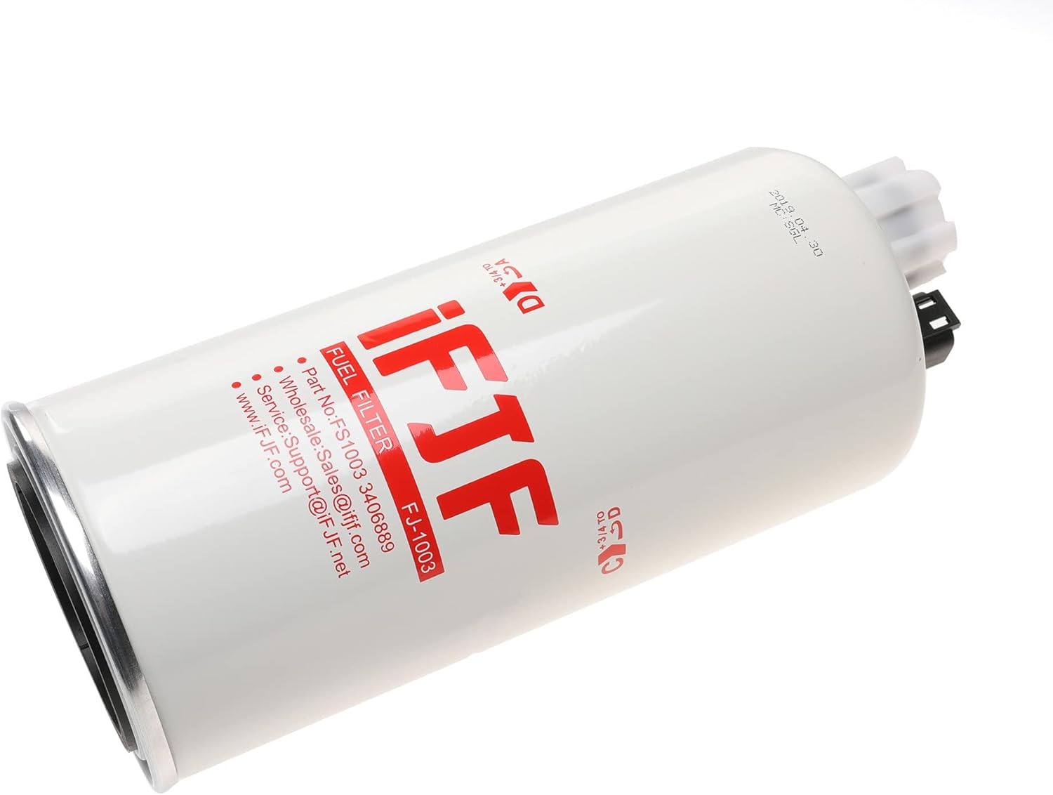 iFJF FS1003 Fuel/Water Separator Filter Replacement for ISB ISC ISL ISLE ISM N14 QSC QSL QSM PX8 MBE900 Diesel Engine Maintenance Spin-On 10 Micron 3406889 4070801 P564872 33604 PS8687 LFF1003