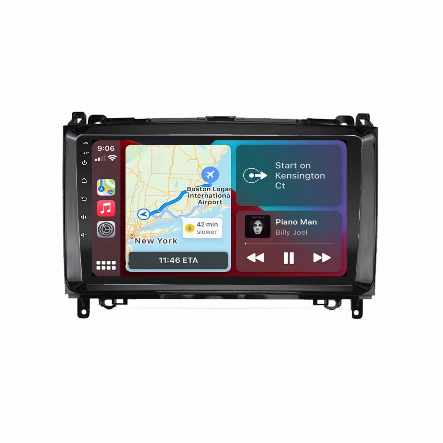 Bezprzewodowy System Audio Dla Apple Carplay dla Benz B200 Vito Viano W169 W245 2004-2014 Aktualizacje Ota, Tryby Portretowy I Poziomy, Kamera Cofania, Bluetooth, Sterowanie, 4 Rdzeń 2G+32G