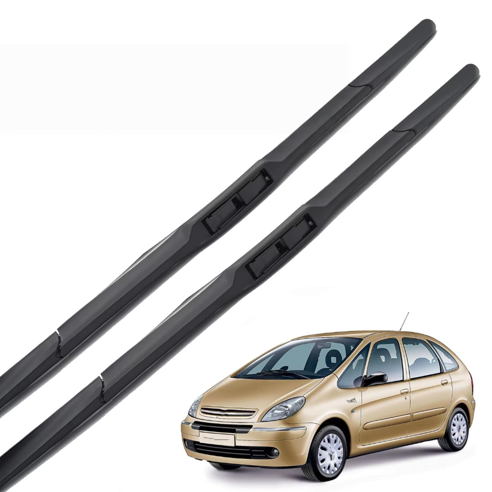 Balais d'essuie-glace Citroen Xsara Picasso en caoutchouc durable - Pack avant premium 26"