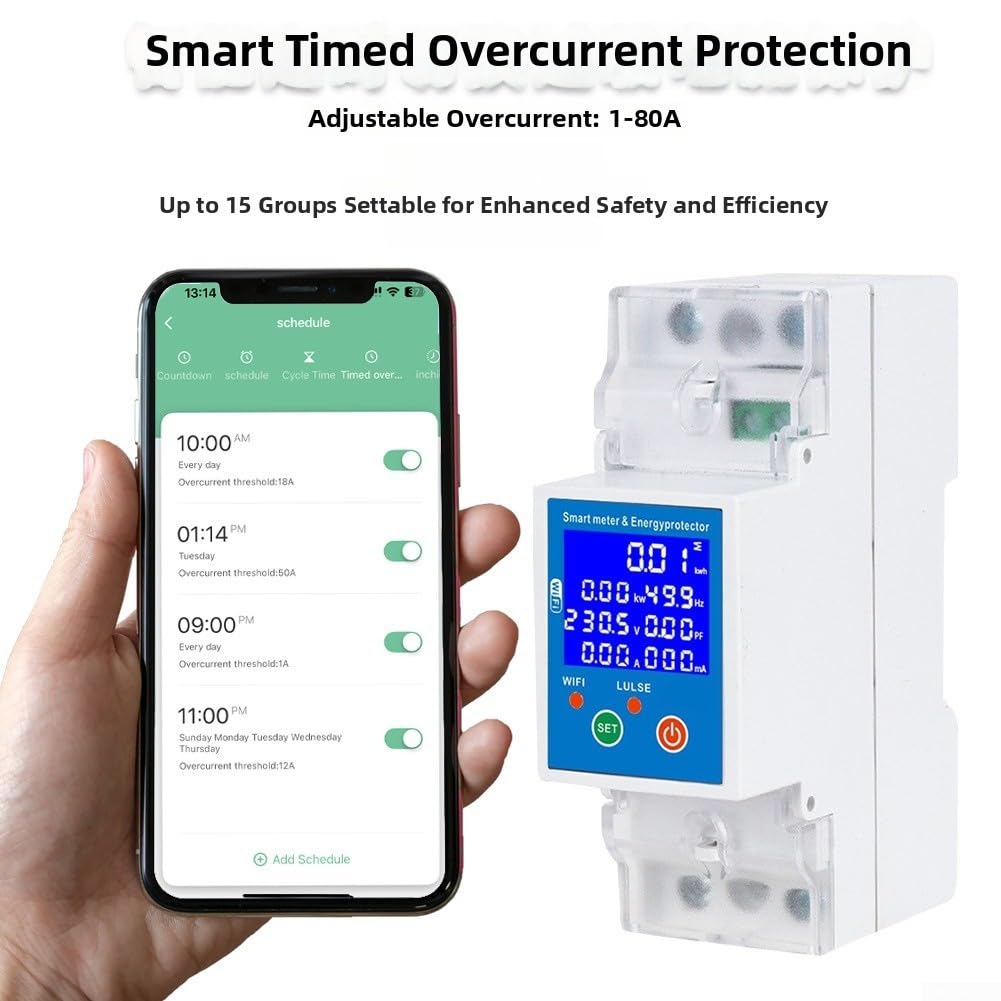 per interruttore WiFi RS485 per Contatore Smart 80A per interruttore
