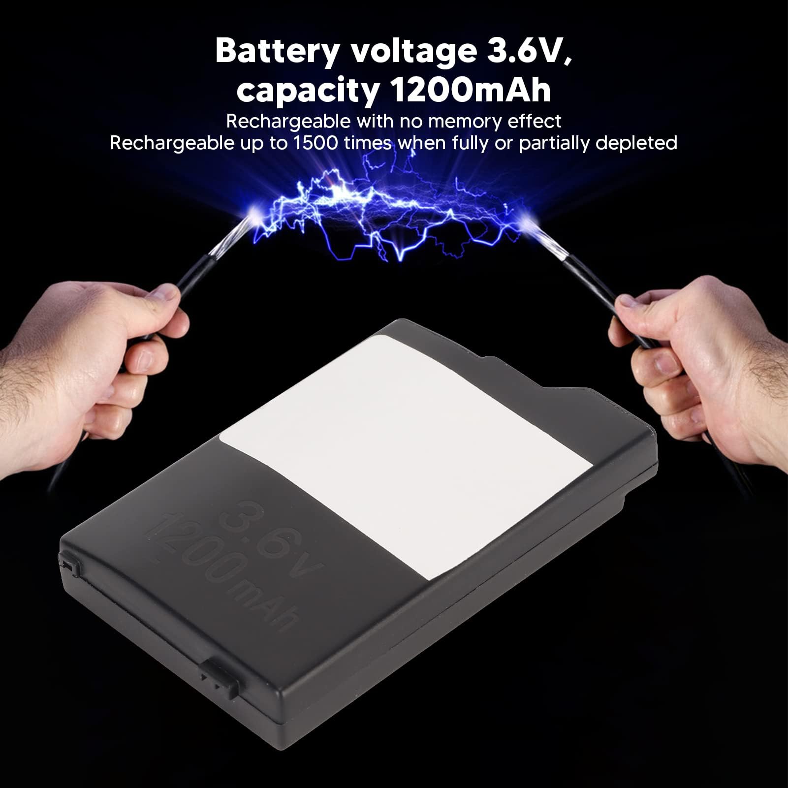 Batterie 1200 MAh 3,6 V pour Batterie de Remplacement Rechargeable au Lithium-ION pour 2000 à 2010 3000 à 3010 Lite Slim