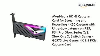 AVerMedia HDMI 2.1 Internal PCIe Capture Card For Streaming And Recording 4K60 With Ultra-Low Latency On PS5, PS4 Pro, Xbox Series X/S, Xbox One X, Switch Games - GC575 Live Gamer 4K - View #9