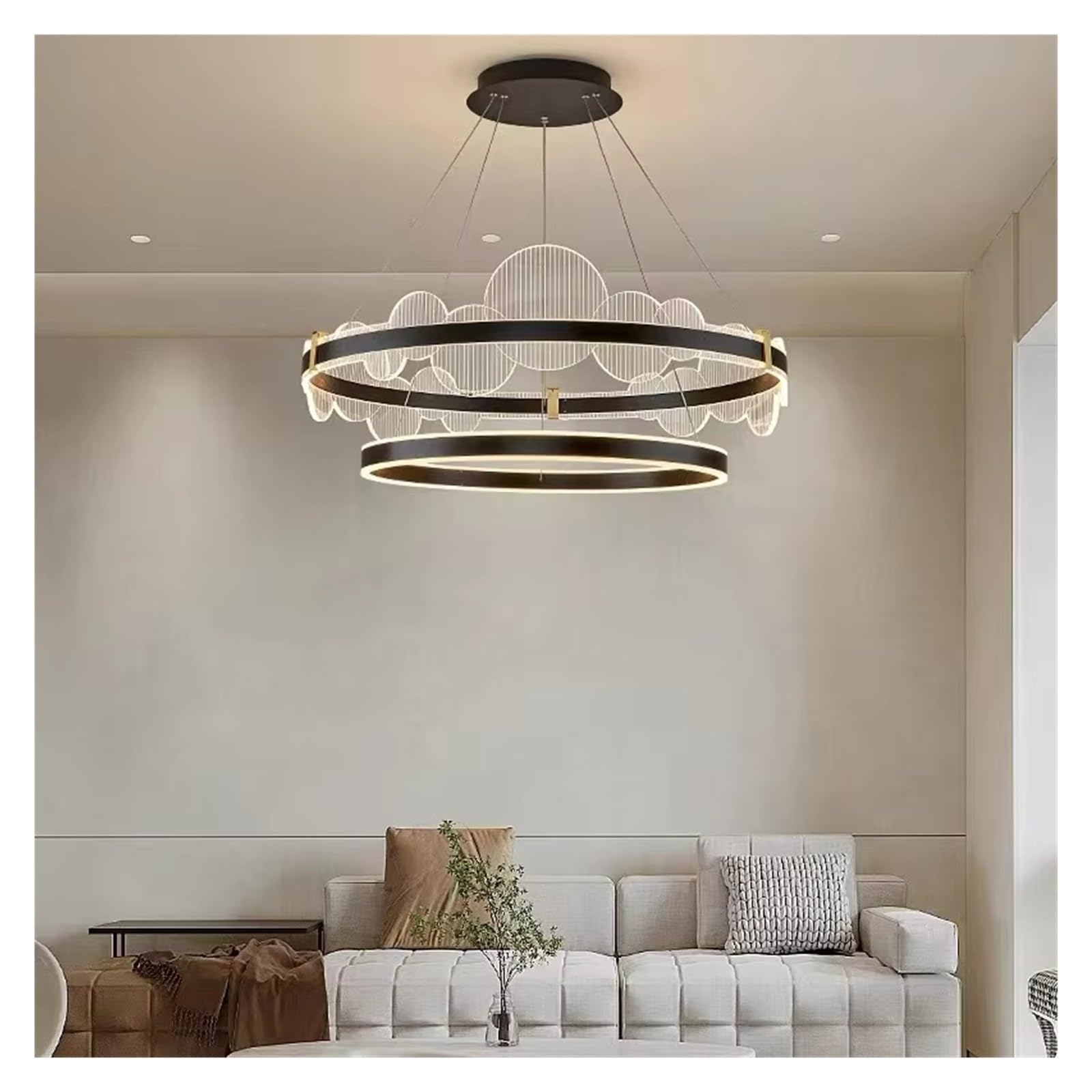 Nowoczesne żyrandole do dekoracji wnętrz lampy wiszące LED salon jadalnia oświetlenie wewnętrzne wiszące piękne oświetlenie