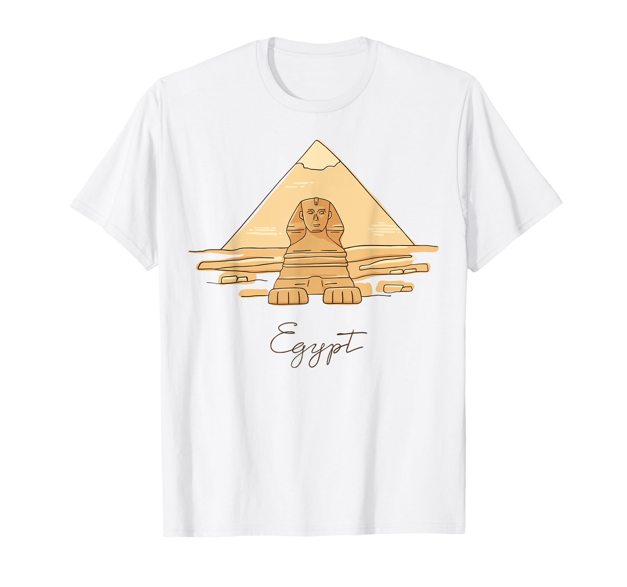 Travel Egypt Pyramids of Giza Sphinx Cairo Luxor Vacation T-Shirt