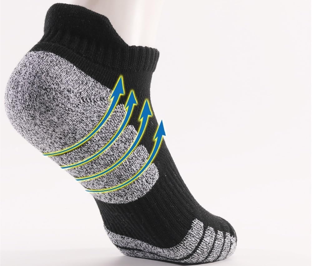Calcetines deportivos acolchados: calcetines acolchados for correr largas distancias for hombres y mujeres, calcetines deportivos transpirables