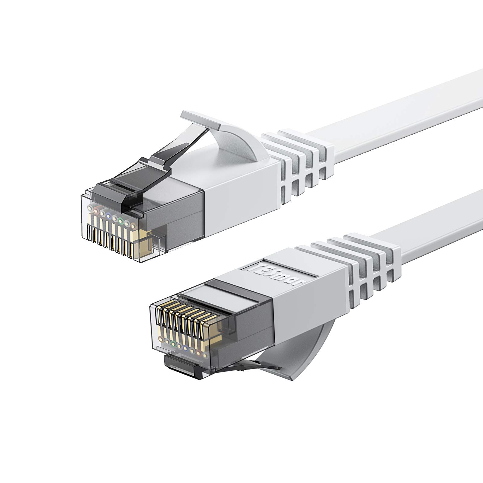 Buy Cat 6 Cable 48ft/15m, TESmart RJ45 Flat Network Lan Cable