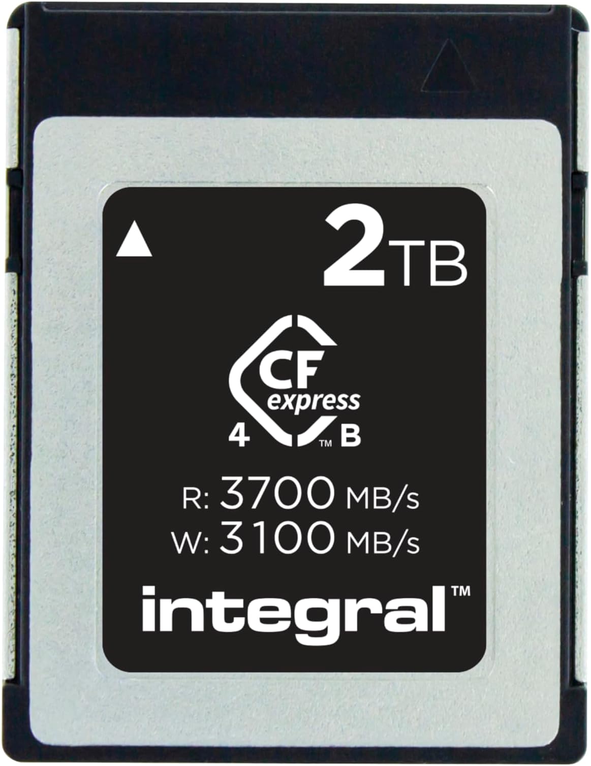 Integral Studio Grade CFexpress 4.0 Type B 2TB Memory Card - 4K, 6K, 8K and Beyond RAW - 3700MB/s Read, 3100MB/s Write, 1600MB/s Sustained Write - Designed for Advanced Cinematic and DSLR Cameras