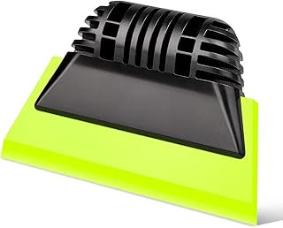 WRAPXPERT Green Small Squeegee Window Tint Squeegee,Non-Slip Handle Rubber PPF,Window Tint Tools for Car Cleaning Shower Glass Door