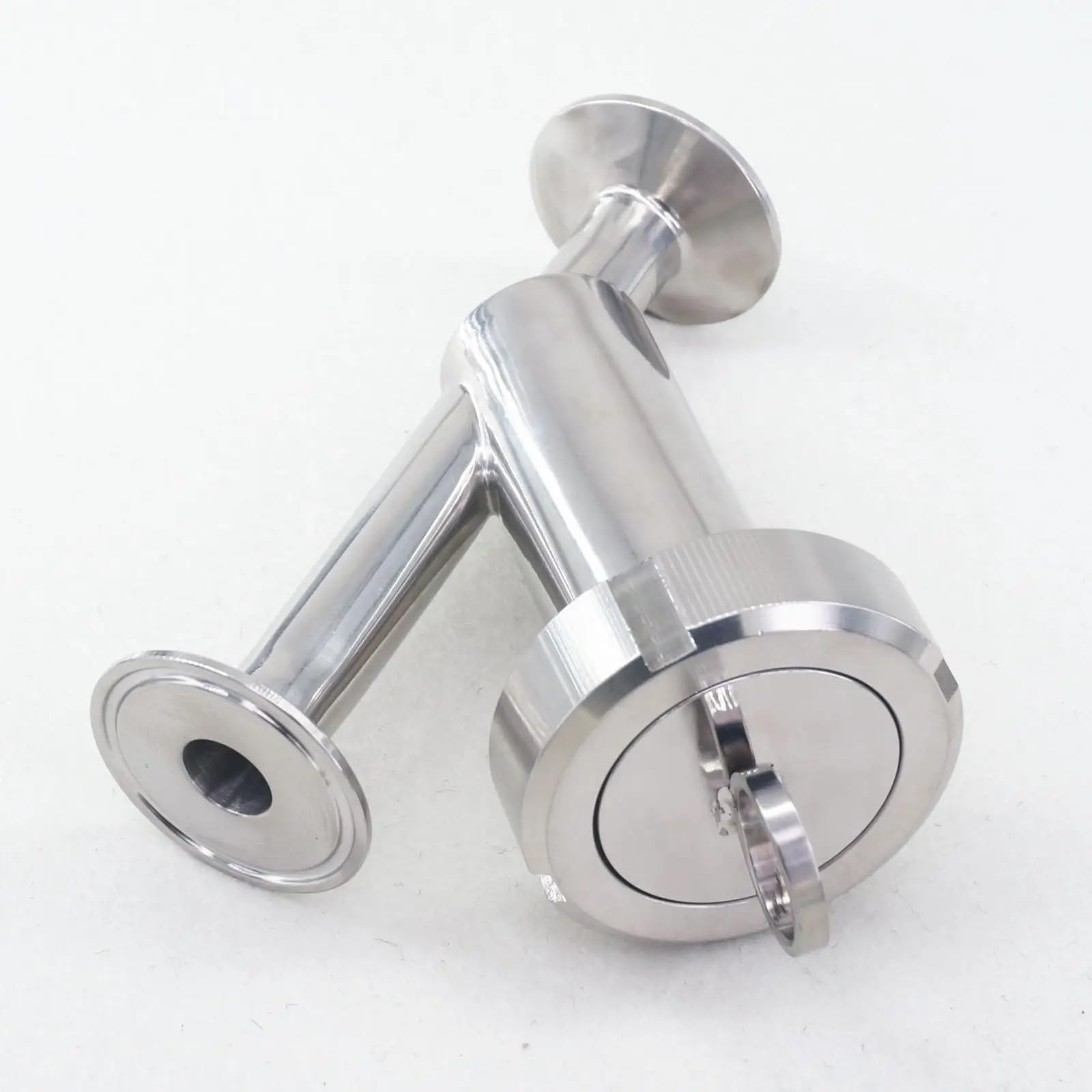 PXQCHAVLN Pipe OD 19mm x Ferrule O/D 50.5mm Tri Clamp 20-150 Mesh 304 Stainless Steel Y Type Strainer Filter(150 Mesh)