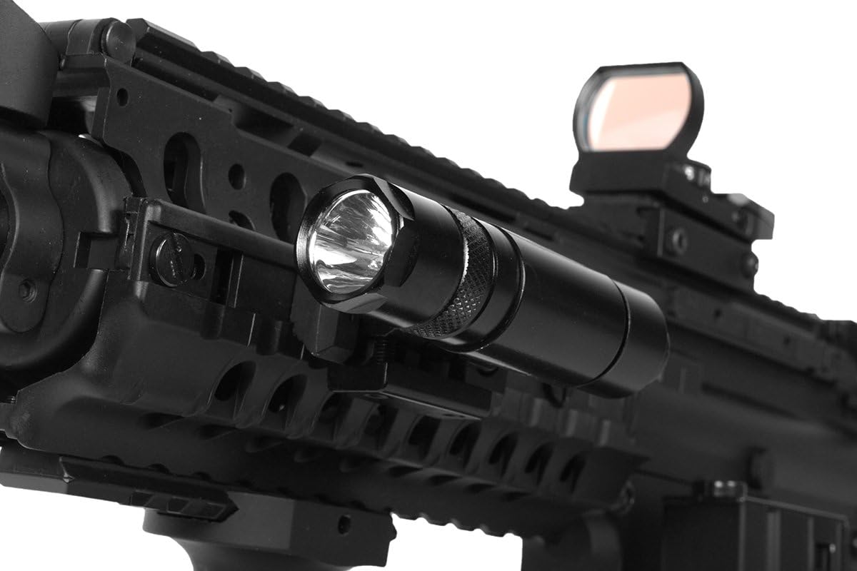 AIM SPORTS 90 Lumens Flashlight with Mount/Pressure Switch