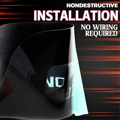 Miniatura 6 de 2 calcomanías de luz de freno alto, almohadilla de luz de freno de automóvil, calcomanía para tablero de proyección. Calcomanías y calcomanías para