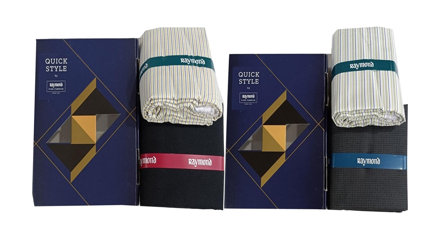 Pack of 2 Premium Unstitched Shirt & Pant Fabric Sets for Men | Formal Wear Collection | Elegant Shirting & Trouser Material Combo-image-13