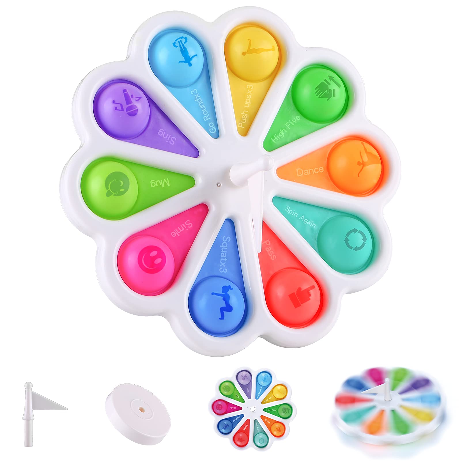 Buy BRIGHT MOON Big Simple Dimple Fidget Toy Flower Fidget Toy Pack