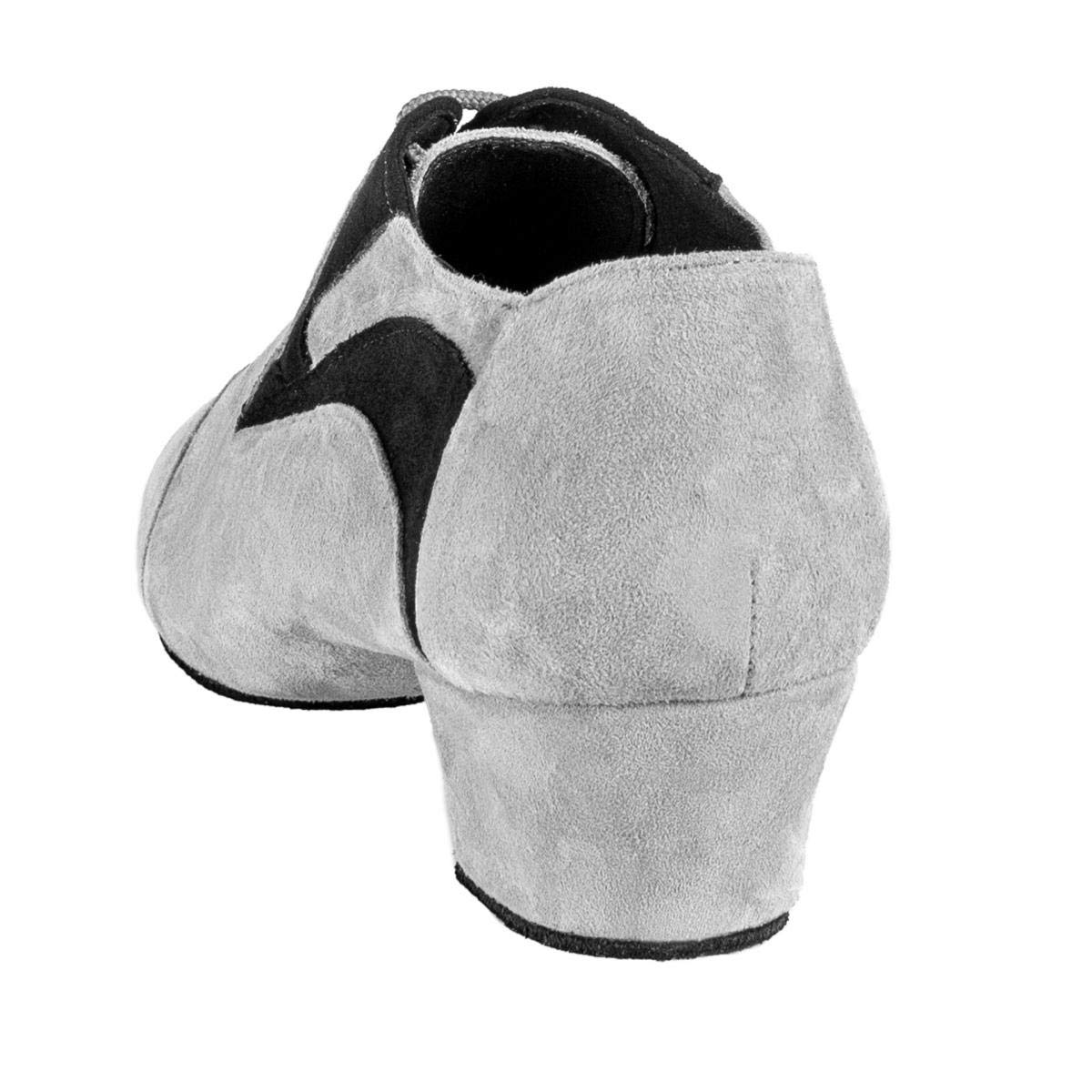 Rummos Mujeres Zapatos de Práctica R607 061-024 - Cuero Nobuk Negro - Normal - 4.5 cm Cuban - Made in Portugal