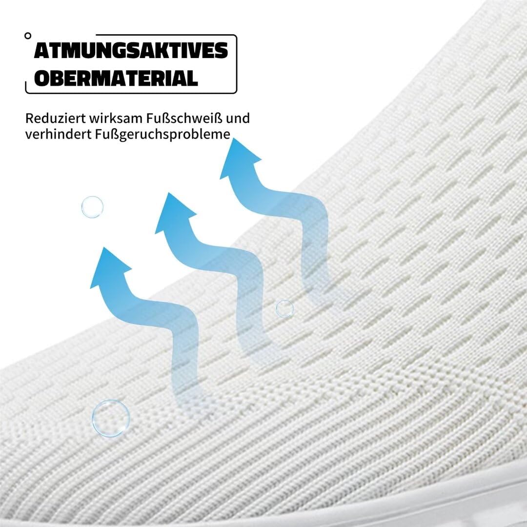 Oltyutc Mocassini da Uomo Slip on Sneaker Casual Scarpe da Running Corsa Scarpe Antinfortunistica Leggera Fitness Traspirante Camminata