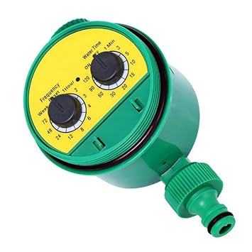 Ubersweet Analog Two Dial Water Timer Valve Automatic Elec ic Garden Watering Tap Irrigation Controller AURH |