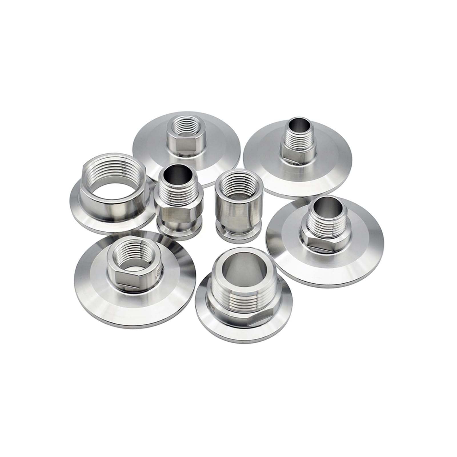 Adaptateur Tri Clamp 64mm et Filetage NPT 1/4 Inox 304 Haute Résistance