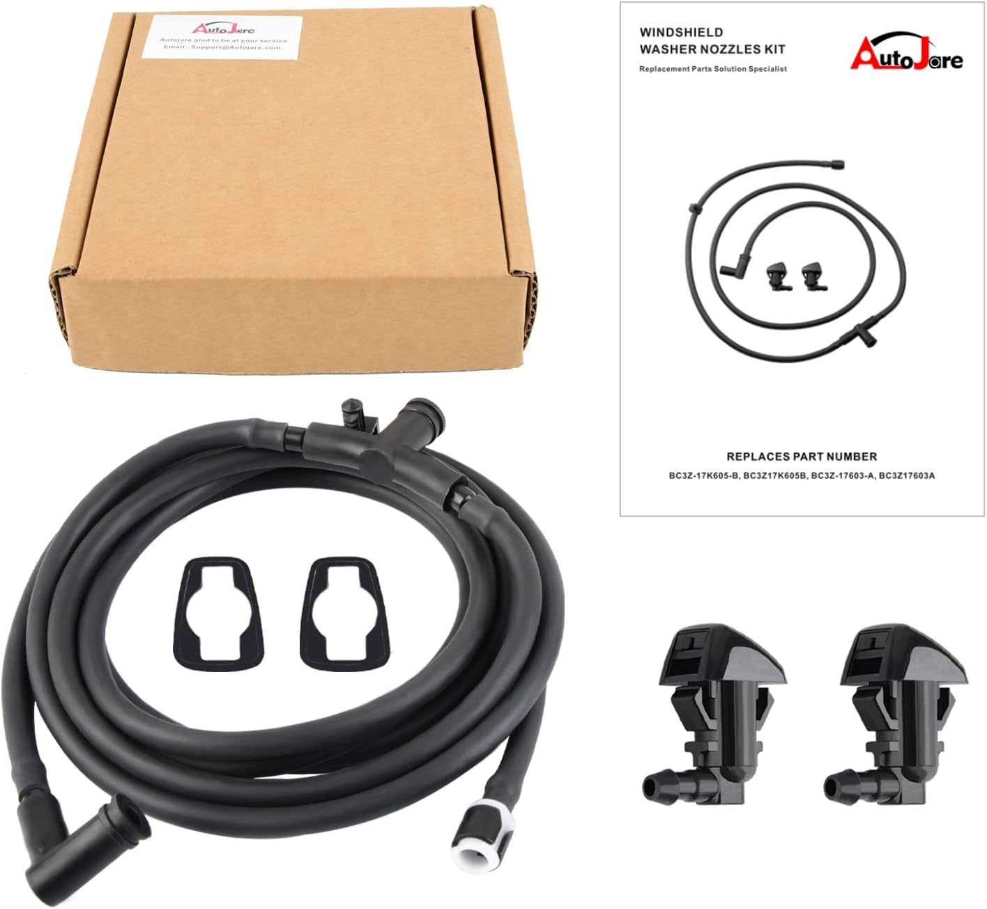 Windshield Washer Nozzles Kit BC3Z17603A, BC3Z17K605B