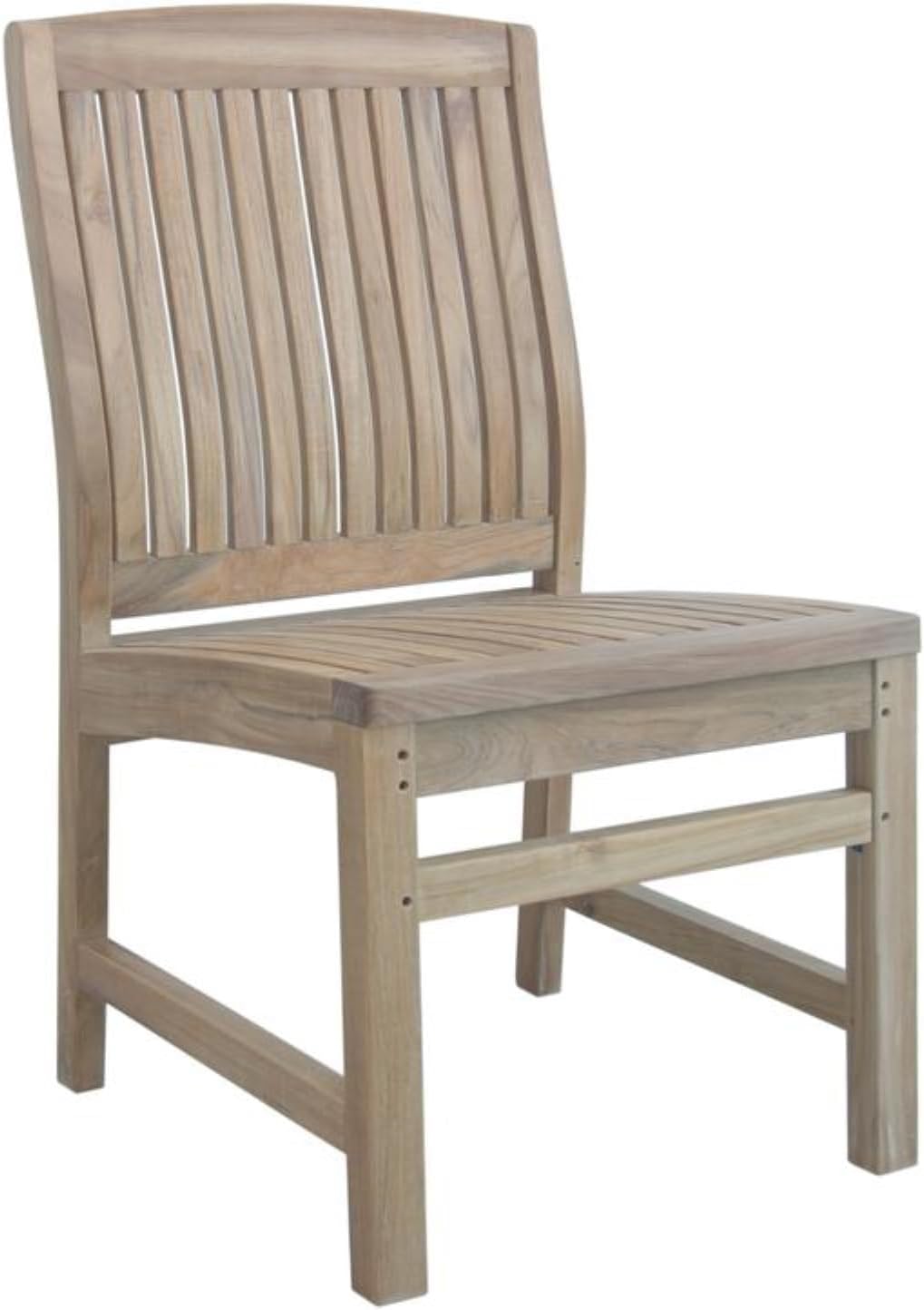 Anderson Teak CHS-021 - No Cushion Sahara Non Stack Dining Side Chair