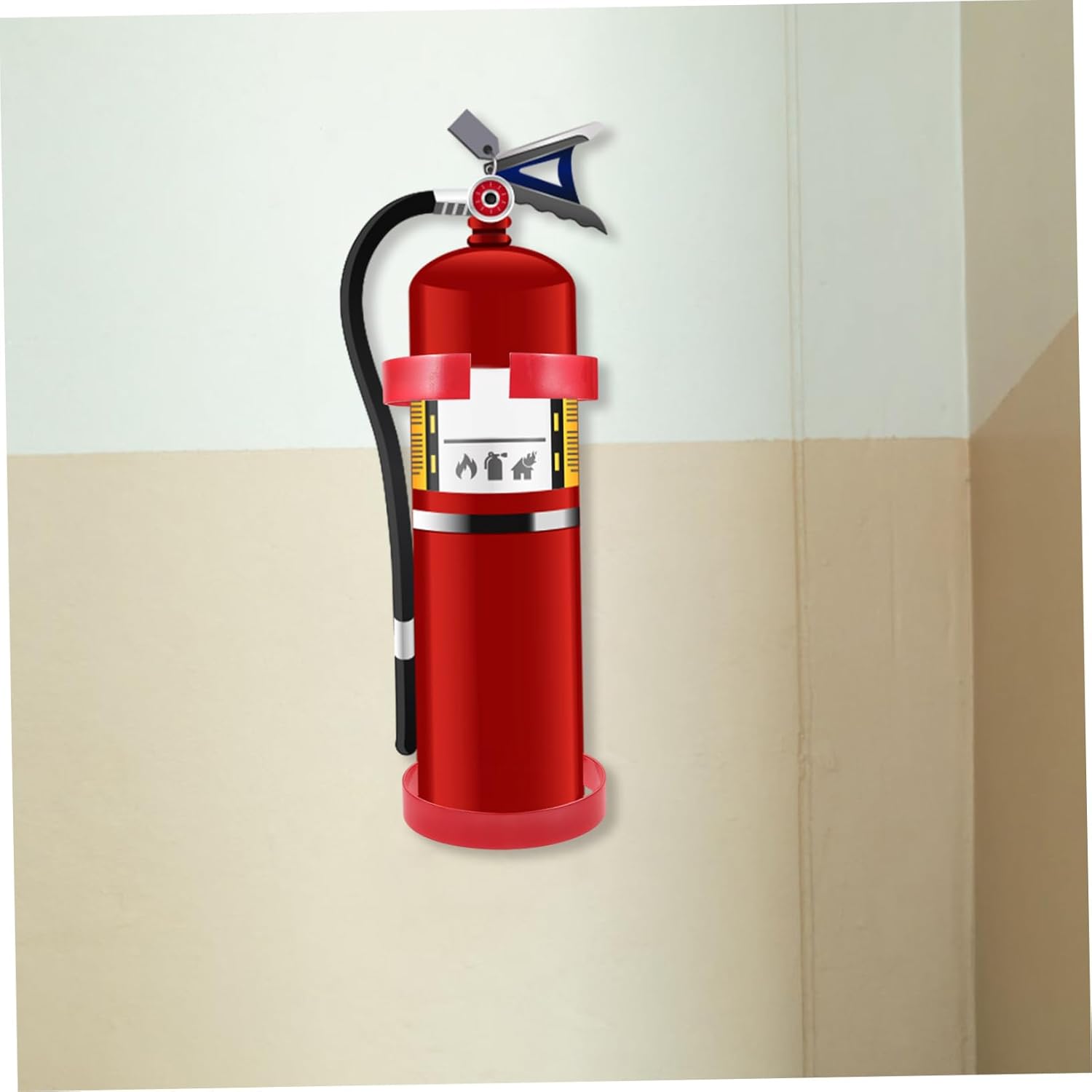 6kg Heavy Duty Fire Extinguisher Bracket for Wall Mounting Durable Metal Holder for Boats Vehicles and Cars Easy Installation Design Fits Extinguishers