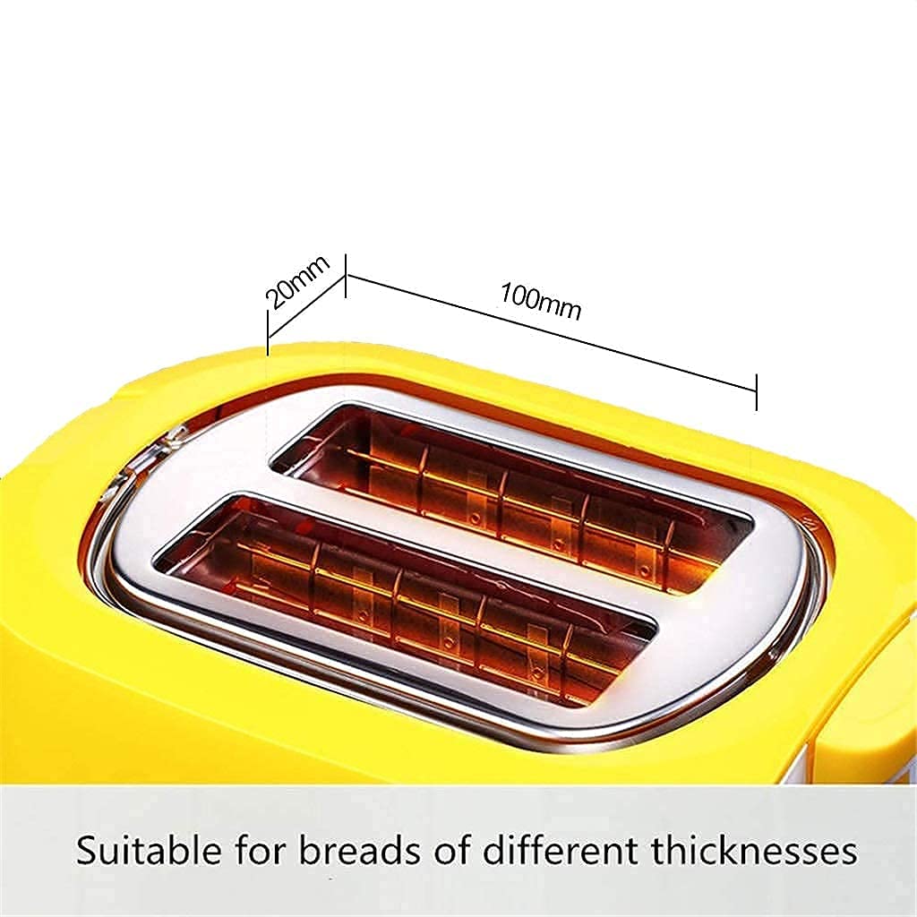 Automatic toaster breakfast machine Toaster 2 Slice Toaster Bagel Toaster with Stainless Steel Baking Rack and Sandwich Clips Small Toaster with High-Lift and Wide Slots 6 Bread Shade Sett