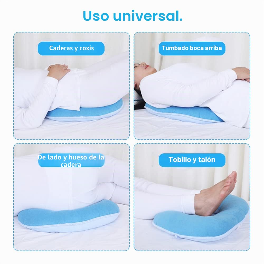 MESINURS Almohada de Dona, cojín de Cama antidecúbito, Almohadilla de Lactancia de presión postoperatoria para Personas postradas en Cama, Ancianos, discapacitados, Embarazadas (15 x 15 Pulgadas,
