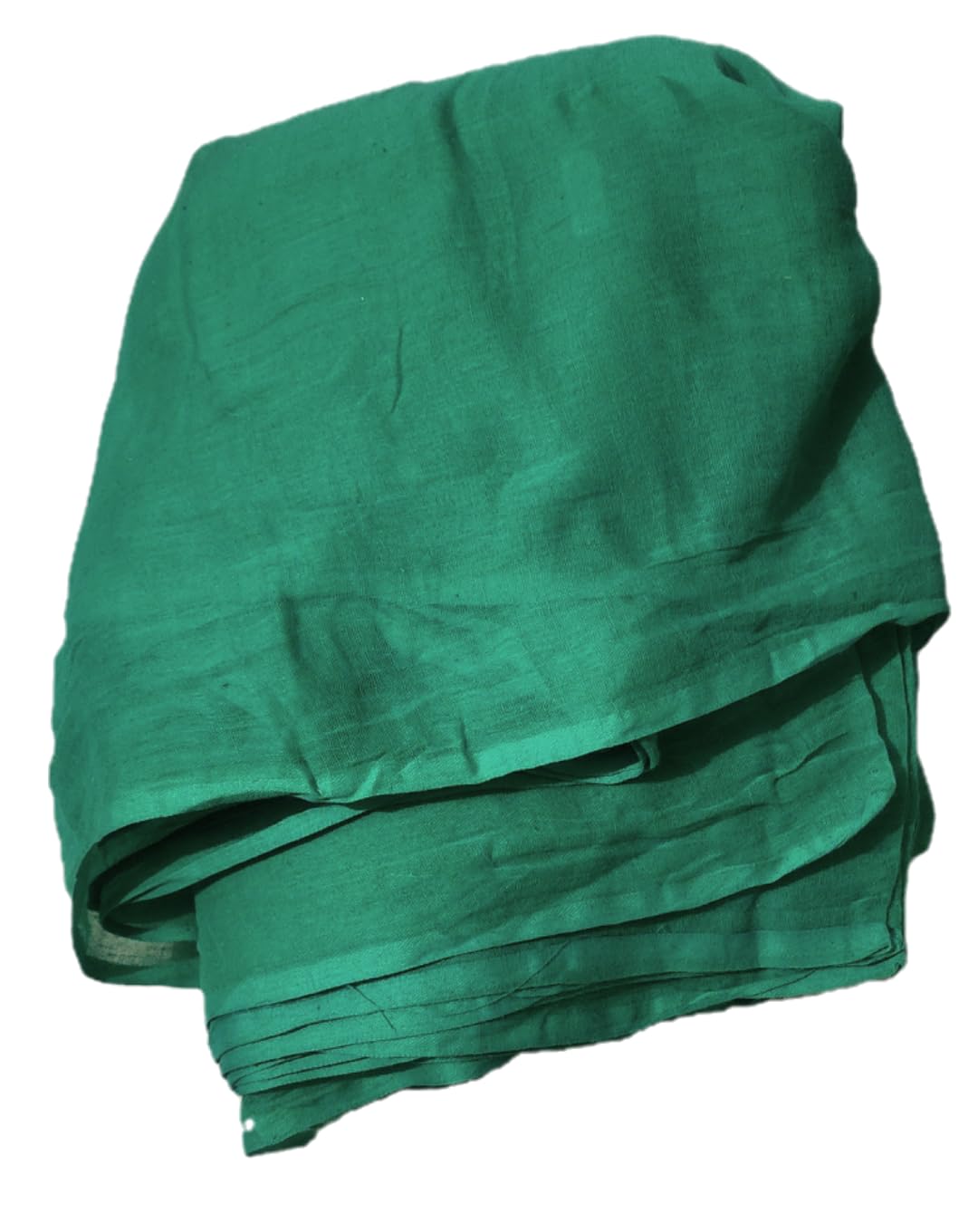 Gouraiya Women's Pure Cotton Plain Mulmul Soft Fabric | Lightweight Breathable Mulmul Cloth | Super Quality Natural Cotton Fabric for Kurta, Dress - Lining, Dupatta & Craft Use (Green, 2.5 Meter)-image-9