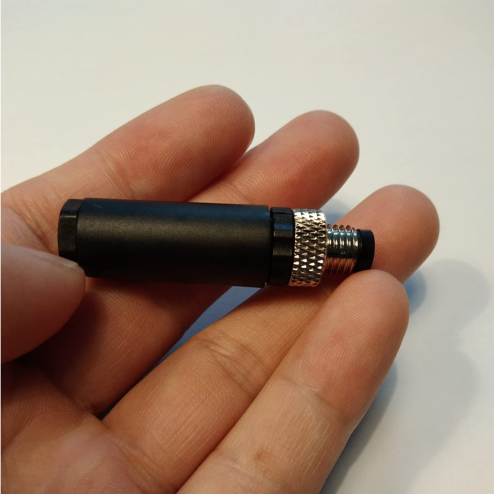 CONECTOR M8 DE 3 PINES 3P PARA SENSOR MACHO RECTO M8X3PINS-M