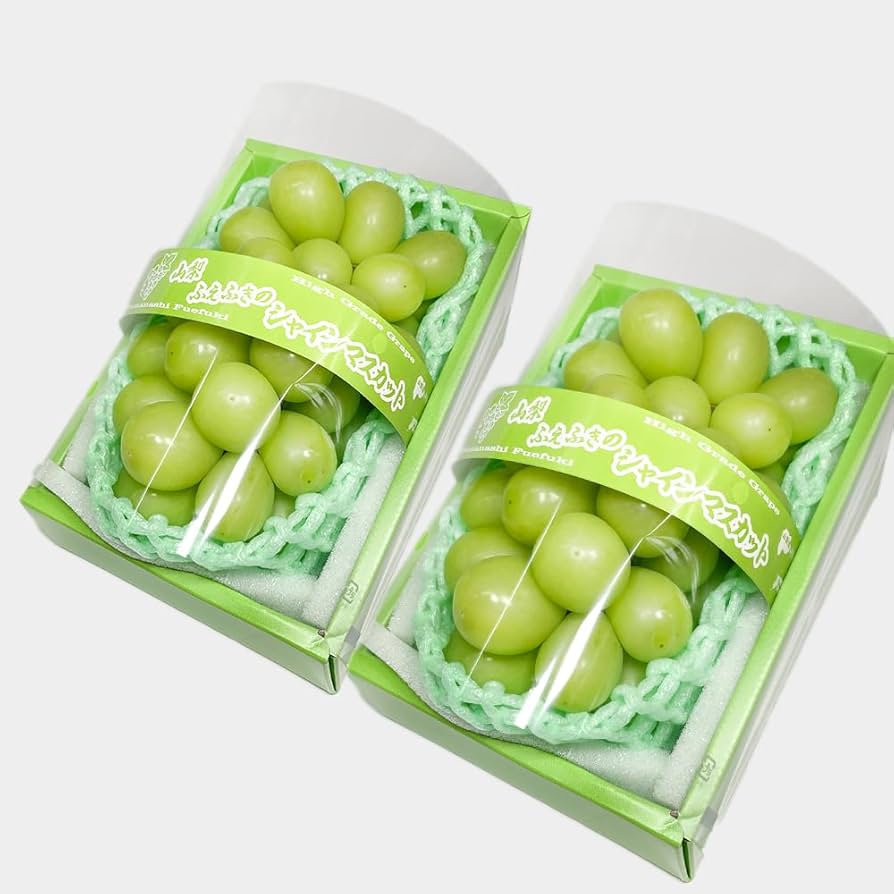 Amazon.co.jp: シャインマスカット 匠の葡萄 山梨県産 2房 (約800g) 2