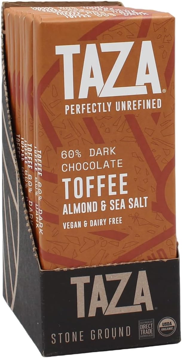 TAZA chocolate Organic aze Bar 95% Stone Ground, Wied Dark W