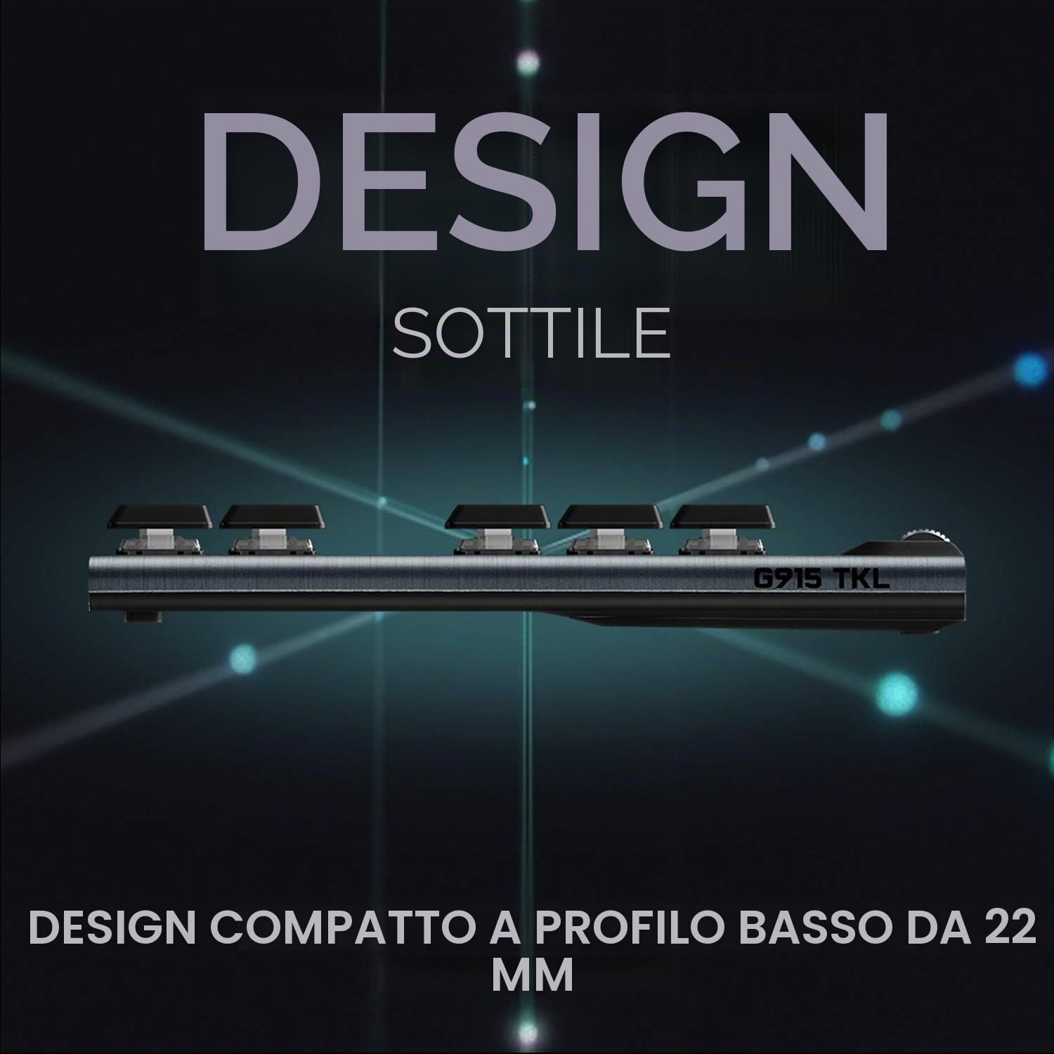 logitech G aming Keyboard G915 TKL Nero (layout spagnolo)
