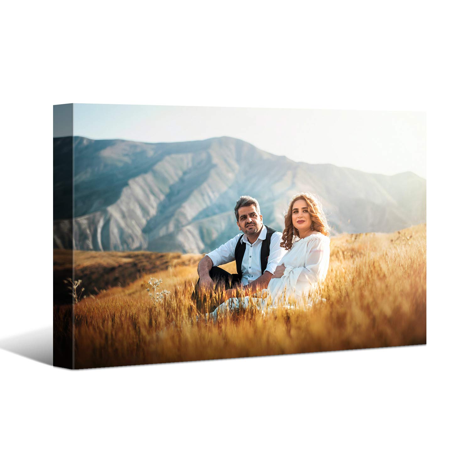 Laoife Custom Canvas Prints with Your Photos 36"x24", Canvas Photo Prints Custom, Personalized Canvas Wall Art for Office Home Bedroom Living Room