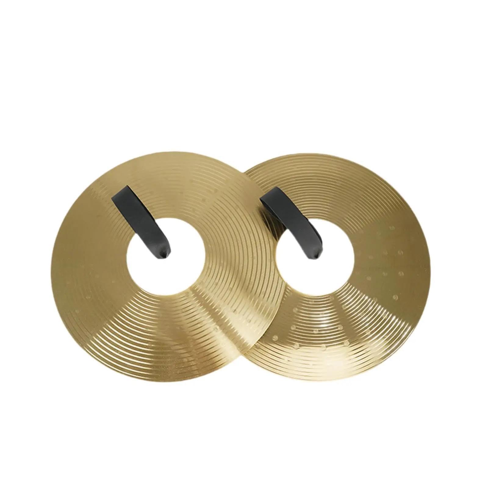 Miłośnicy Muzyki Talerz 1 Para Talerzy Crash Dla Początkujących Hi Hat Praktyczna Gra Ręczna Ciężka Łatwa Do Ćwiczenia I Gry(7.87inch)