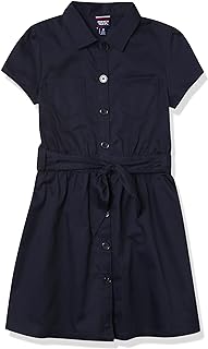 Girls' Twill Safari Shirtdress - Buy now