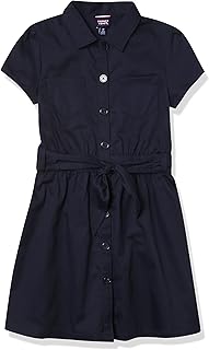 French Toast camisa-vestido de safari para niña