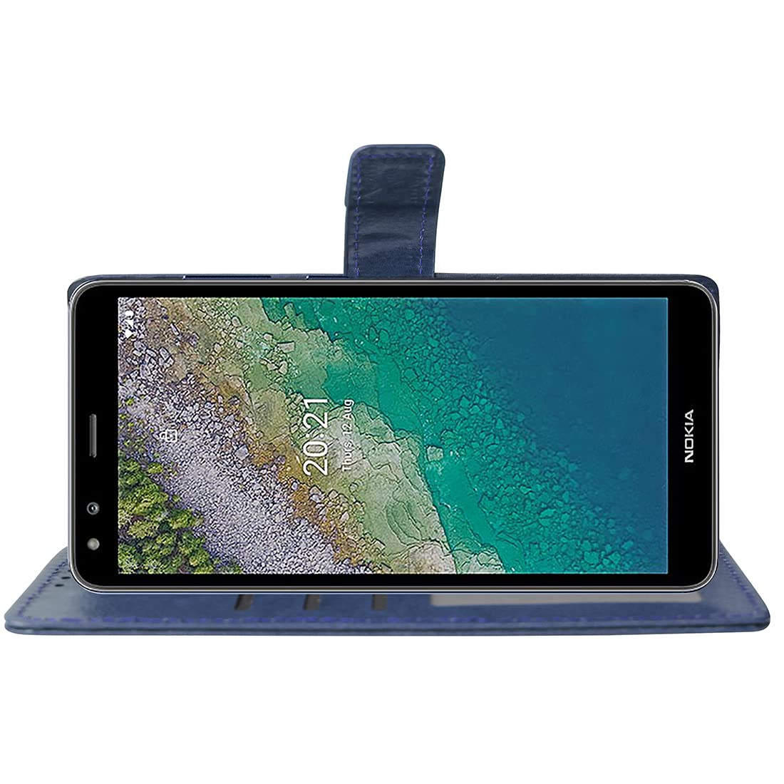 Nokia C01 Plus Flip Cover - Premium Leather -4