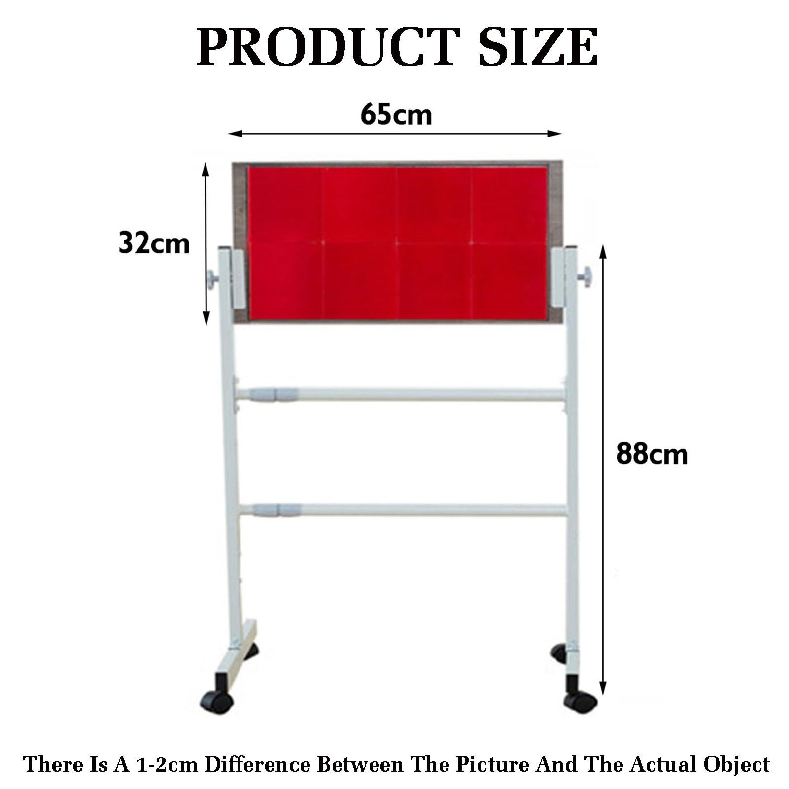 Table Tennis Return Board with Universal Wheels,Professional Table Tennis Return Board,Indoor Training Equipment,Angle Adjustable,Suitable for Home Gyms and Schools